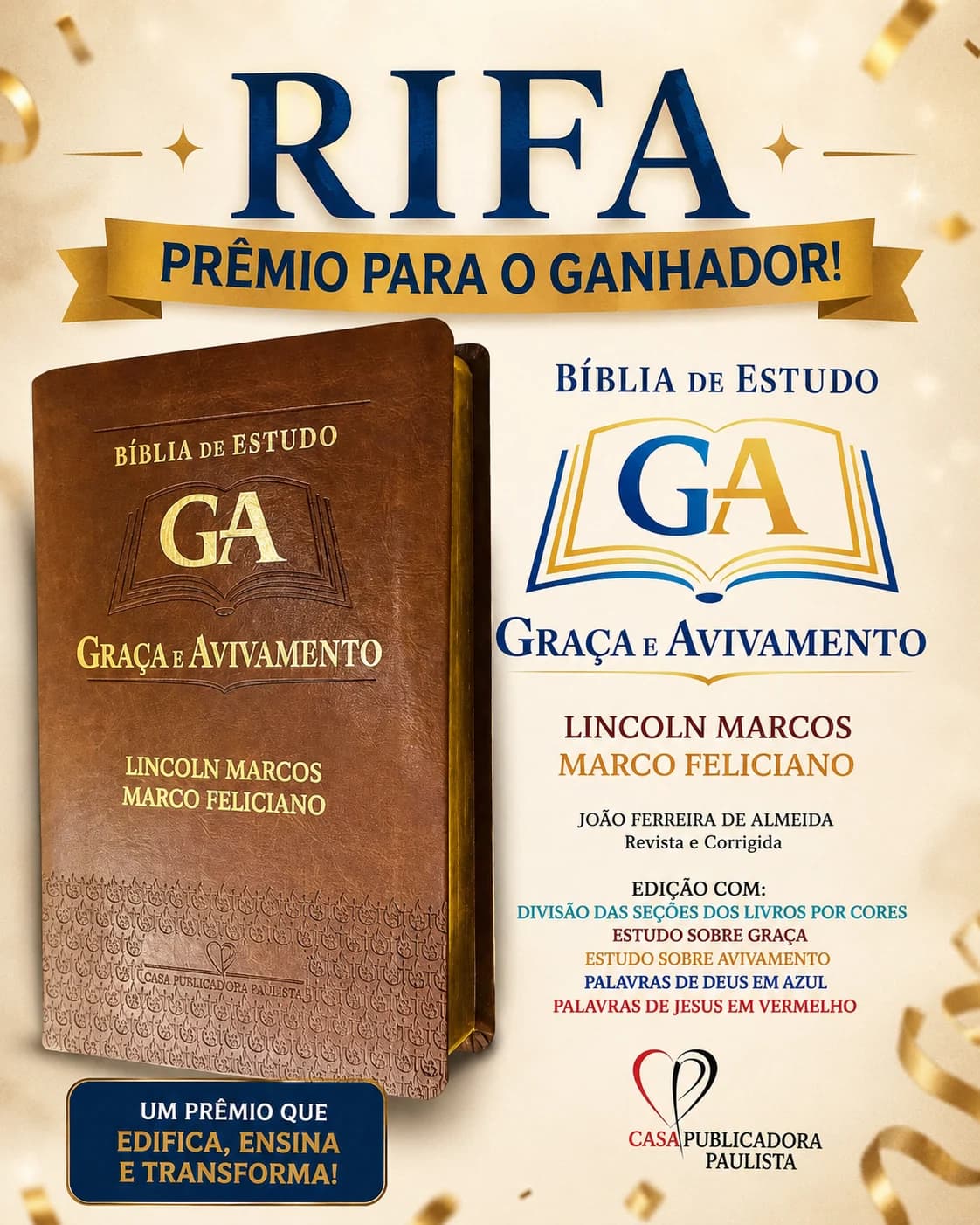 Bíblia Estudo Graça e Avivamento