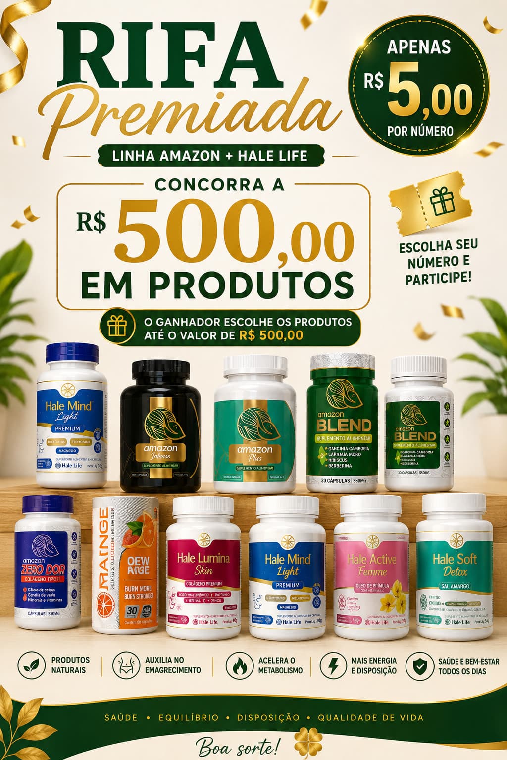 Transforme R$ 5 em R$ 500 em produtos Amazon!” 🎁✨
